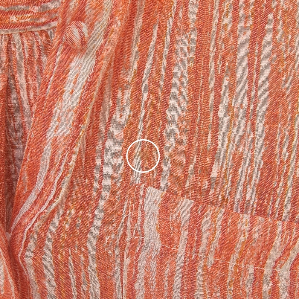 Nanette Lepore Tangerine Orange Coastal Chic tunic Top Size Small - Picture 5 of 12